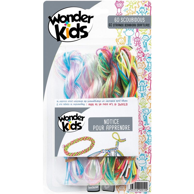 Scoubidous tresses 60 + notice  Ikaipaka jeux & jouets Royan