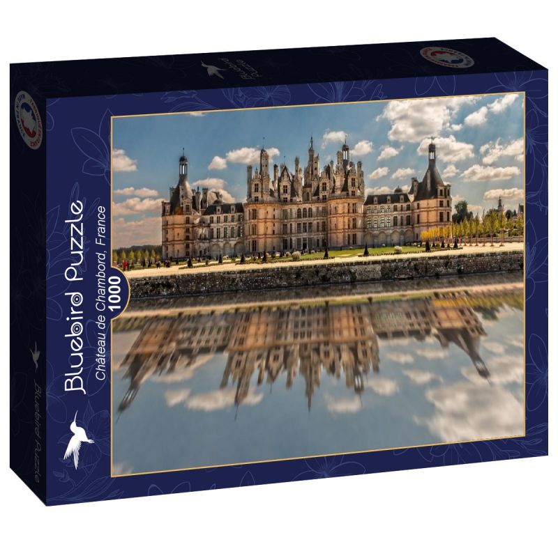 Puzzle 1000p Château de Chambord, France  Ikaipaka jeux &