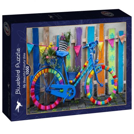 Puzzle 1000p Mon beau vélo coloré  Ikaipaka jeux & jouets Royan