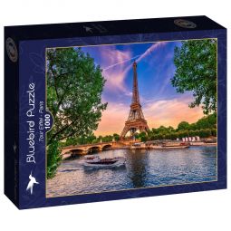 Puzzle 1000p Tour Eiffel - Paris  Ikaipaka jeux & jouets Royan