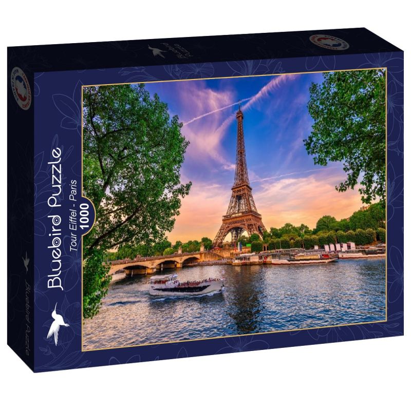 Puzzle 1000p Tour Eiffel - Paris  Ikaipaka jeux & jouets Royan