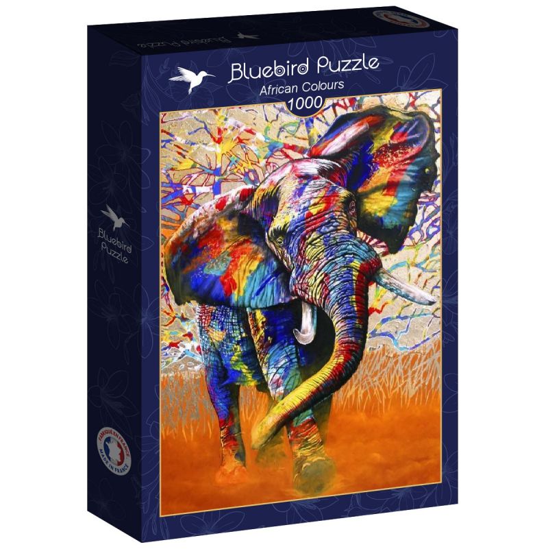 Puzzle 1000p Couleurs africaines  Ikaipaka jeux & jouets Royan