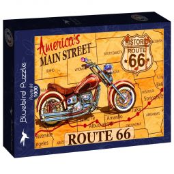 Puzzle 1000p Route 66 BlueBird Ikaipaka jeux & jouets Royan