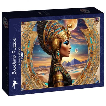 Puzzle 1000p La beauté égyptienne BlueBird Ikaipaka jeux &