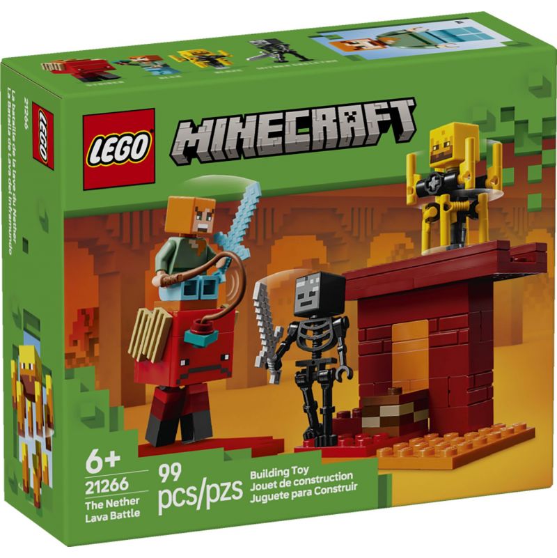 Minecraft Construction Bataille lave du Nether LEGO lego