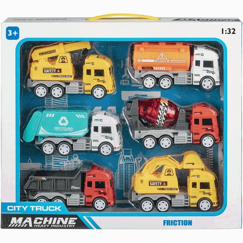 Voiture Miniature vehicule de services lot de 6 en 1/32 