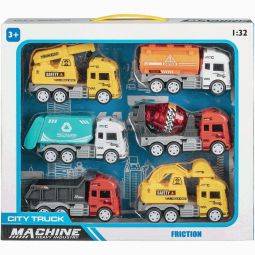 Voiture Miniature vehicule de services lot de 6 en 1/32 