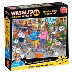 Puzzle 1000P Wasgij Original 46 Frénésie d'achats dans l'allée 