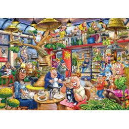 Puzzle 1000p Wasgij Mystery 28 Folie Féline Wasgij Puzzle