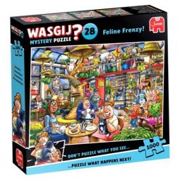 Puzzle 1000p Wasgij Mystery 28 Folie Féline Wasgij Puzzle