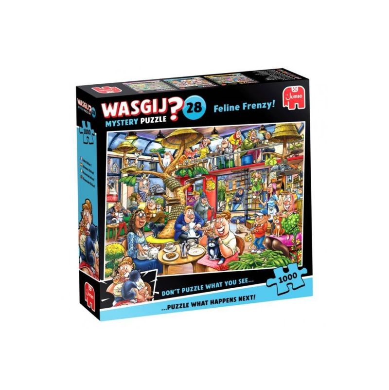 Puzzle 1000p Wasgij Mystery 28 Folie Féline Wasgij Puzzle