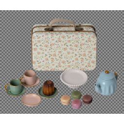 Maïleg Valise Service à Thé Merle Maileg Ikaipaka jeux & jouets