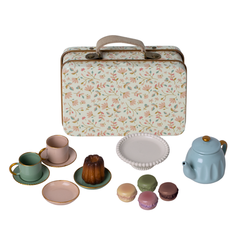Maïleg Valise Service à Thé Merle Maileg Ikaipaka jeux & jouets