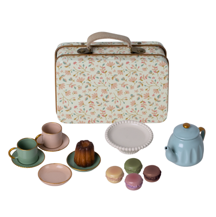 Maïleg Valise Service à Thé Merle Maileg Ikaipaka jeux & jouets