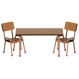 Maïleg Table & Chaises Roses poudrées Maileg Ikaipaka jeux &