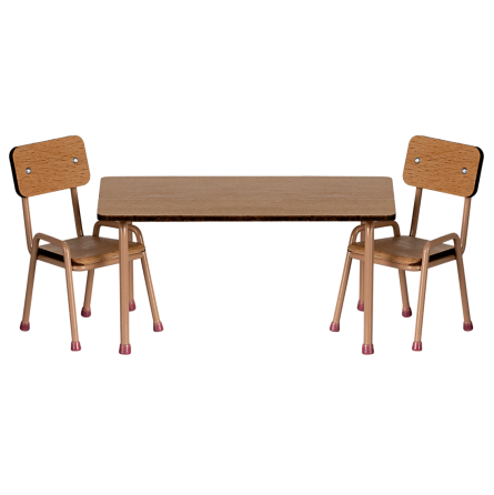 Maïleg Table & Chaises Roses poudrées Maileg Ikaipaka jeux &