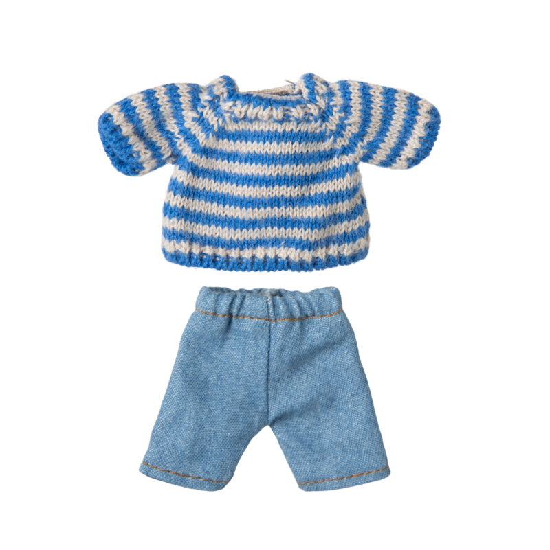 Maïleg Vêtement Pull tricot Pantalon pour Souris Grand Frère