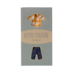 Maïleg Vêtement Chemise jaune et pantalon Papa Souris Maileg