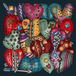 Puzzle Palapeli 210p Cœurs Curiosi Ikaipaka jeux & jouets Royan