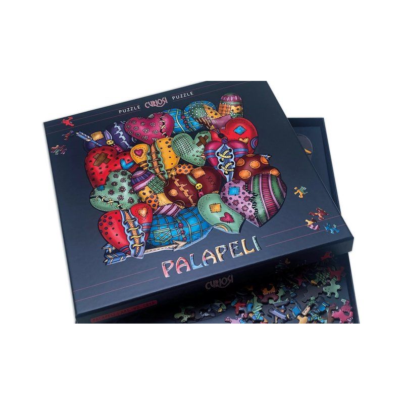 Puzzle Palapeli 210p Cœurs Curiosi Ikaipaka jeux & jouets Royan