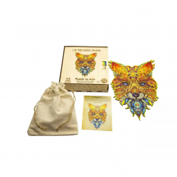 Puzzle bois Renard Rusé Créatif Puzzle Ikaipaka jeux & jouets