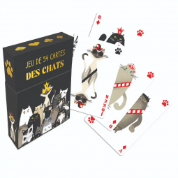 Jeu de 54 Cartes Photos Matous Cartes d'ART Ikaipaka jeux &