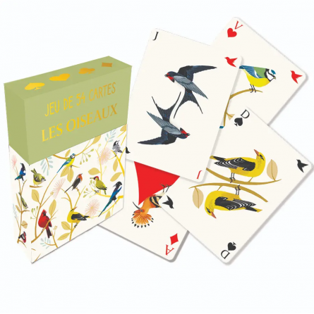 Jeu de 54 cartes Oiseaux Cartes d'ART Ikaipaka jeux & jouets