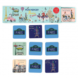 Mémory Paris Bilingue Cartes d'ART Ikaipaka jeux & jouets Royan