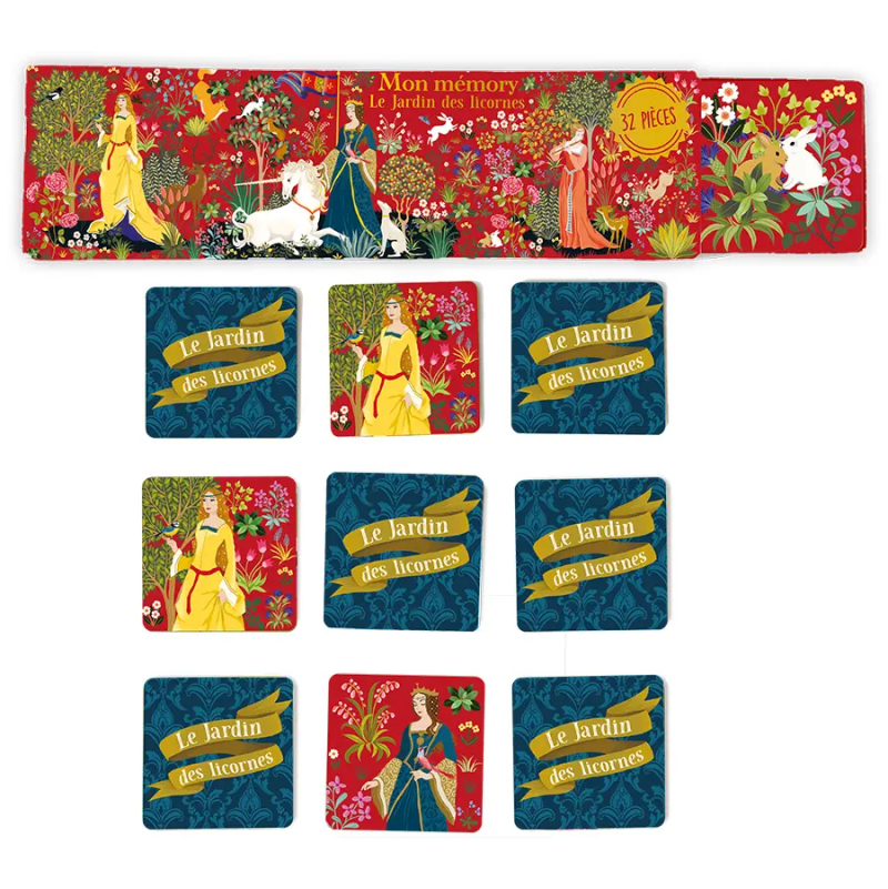 Mémory Jardin des Licornes Cartes d'ART Ikaipaka jeux & jouets
