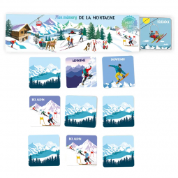 Mémory La Montagne Cartes d'ART Ikaipaka jeux & jouets Royan