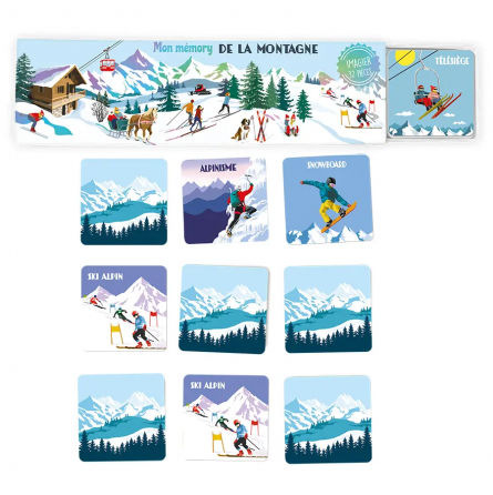 Mémory La Montagne Cartes d'ART Ikaipaka jeux & jouets Royan