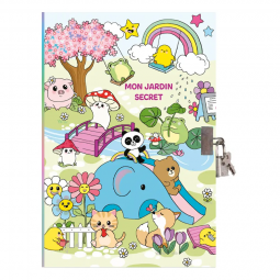 Mon journal Secret Kawaï Cartes d'ART Ikaipaka jeux & jouets