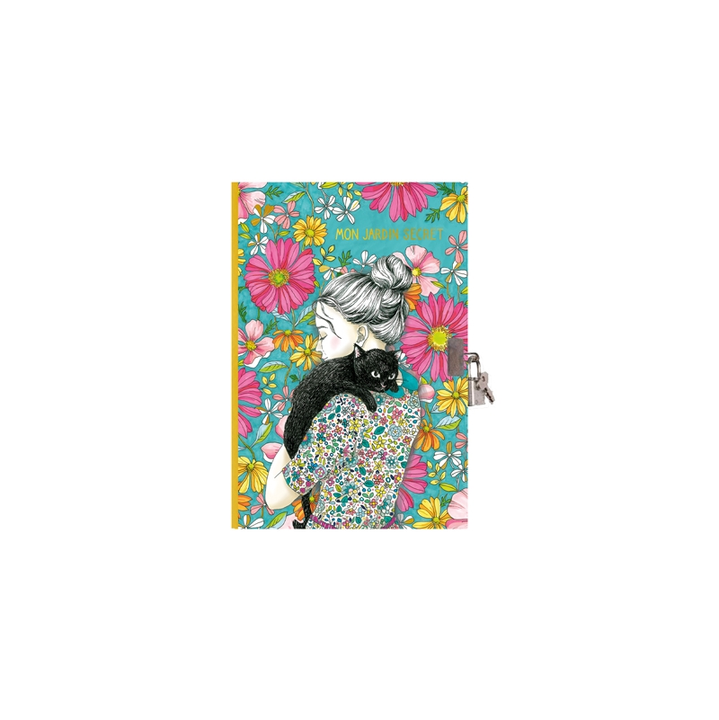 Mon journal secret Fille au Chat Cartes d'ART Ikaipaka jeux &