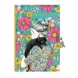 Mon journal secret Fille au Chat Cartes d'ART Ikaipaka jeux &