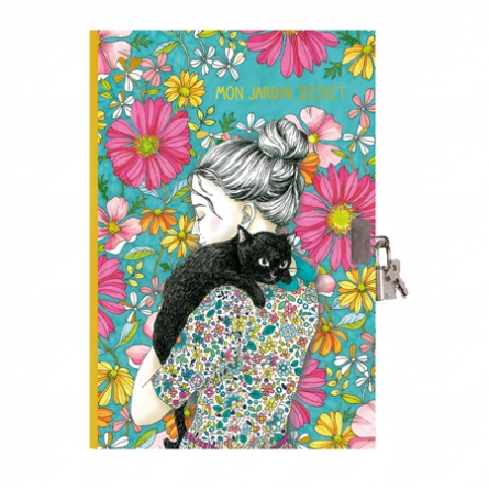 Mon journal secret Fille au Chat Cartes d'ART Ikaipaka jeux &