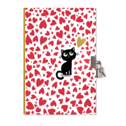 Mon Journal Secret Chat Coeurs Cartes d'ART Ikaipaka jeux &
