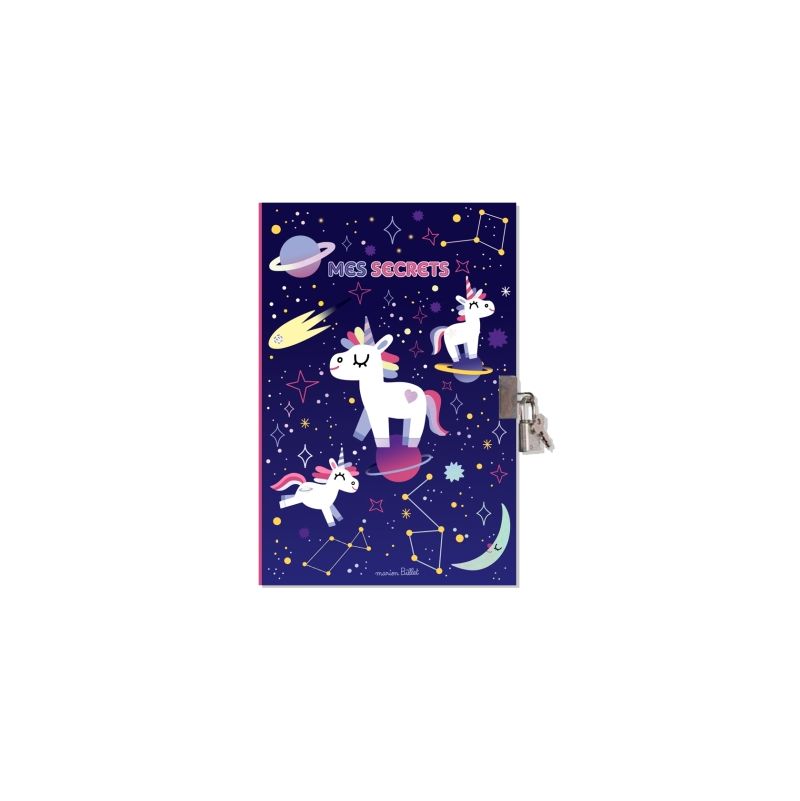 Mon Journal Secret Licornes magiques Cartes d'ART Ikaipaka jeux