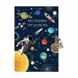 Mon Journal Secret Missions Cosmos Cartes d'ART Ikaipaka jeux &