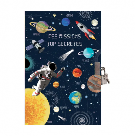 Mon Journal Secret Missions Cosmos Cartes d'ART Ikaipaka jeux &