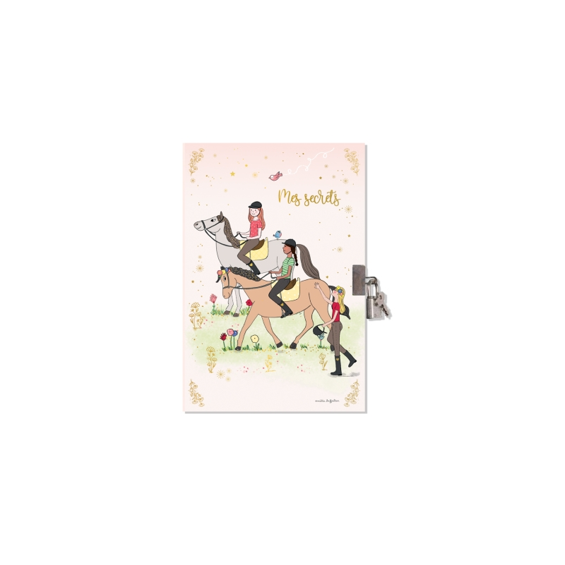 Mon Journal Secret Equitation Cartes d'ART Ikaipaka jeux &