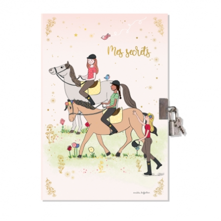 Mon Journal Secret Equitation Cartes d'ART Ikaipaka jeux &