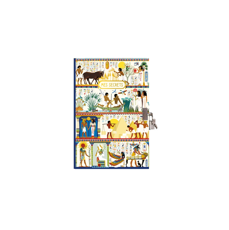 Mon Journal Secret Egypte Cartes d'ART Ikaipaka jeux & jouets
