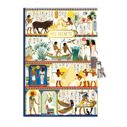 Mon Journal Secret Egypte Cartes d'ART Ikaipaka jeux & jouets