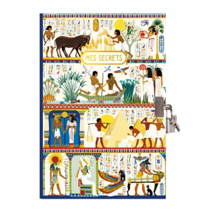 Mon Journal Secret Egypte Cartes d'ART Ikaipaka jeux & jouets