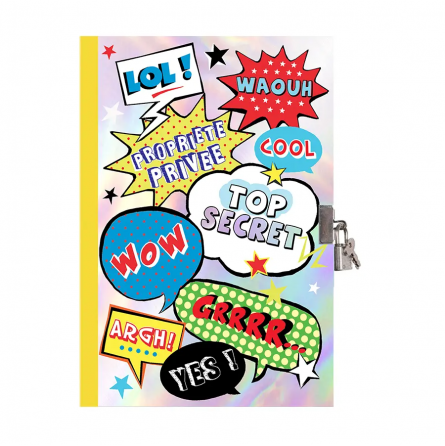 Mon Journal Secret Top Secret Cartes d'ART Ikaipaka jeux &