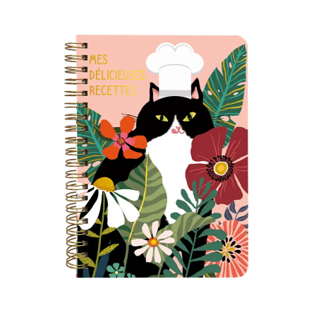 Carnet Thématique Recettes Chat Cartes d'ART Ikaipaka jeux &