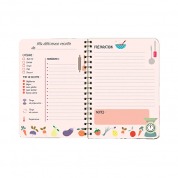 Carnet Thématique Recettes Chat Cartes d'ART Ikaipaka jeux &