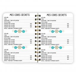 carnet Thématique Codes Secrets Cartes d'ART Ikaipaka jeux &