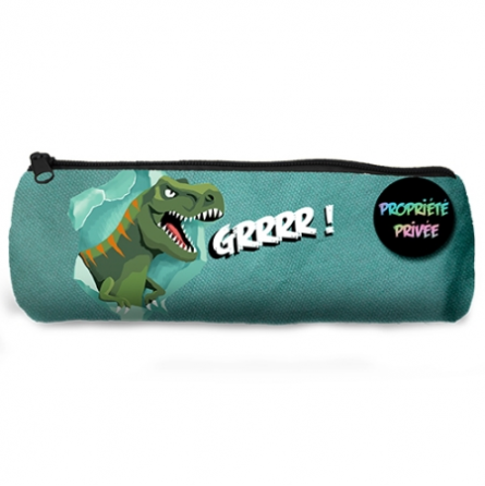 Trousse Ronde T-Rex Cartes d'ART Ikaipaka jeux & jouets Royan