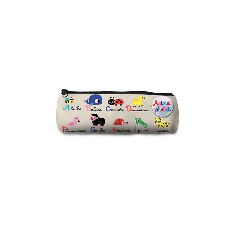Trousse Ronde Animalphabet Cartes d'ART Ikaipaka jeux & jouets